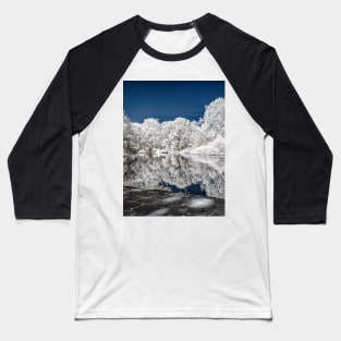 Lake Reflections - Infrared Baseball T-Shirt